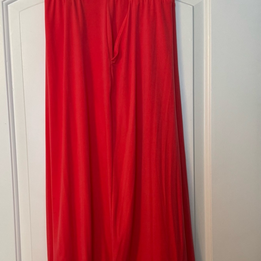 Lane Bryant Coral Crop Flare Pant